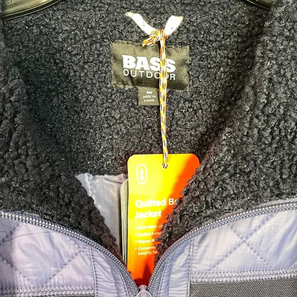 Bass Outdoor Women's Quilted-Trim Zip Bomber Jacket - Heron Multi medium - Picture 12 of 12